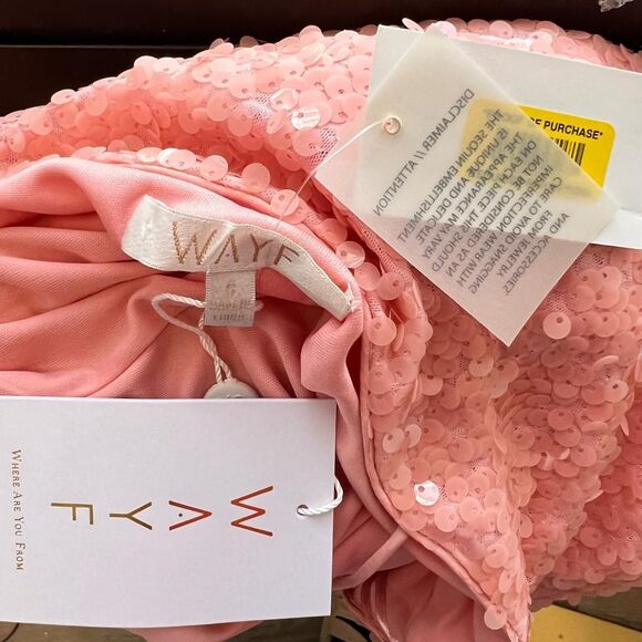 WAYF Sequin Slip Mini Dress – Size Small (Fits Like Medium) - Picture 6 of 6